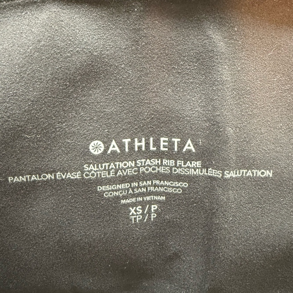 Athleta Salutation Stash Rib Flare XS - Picture 4 of 4
